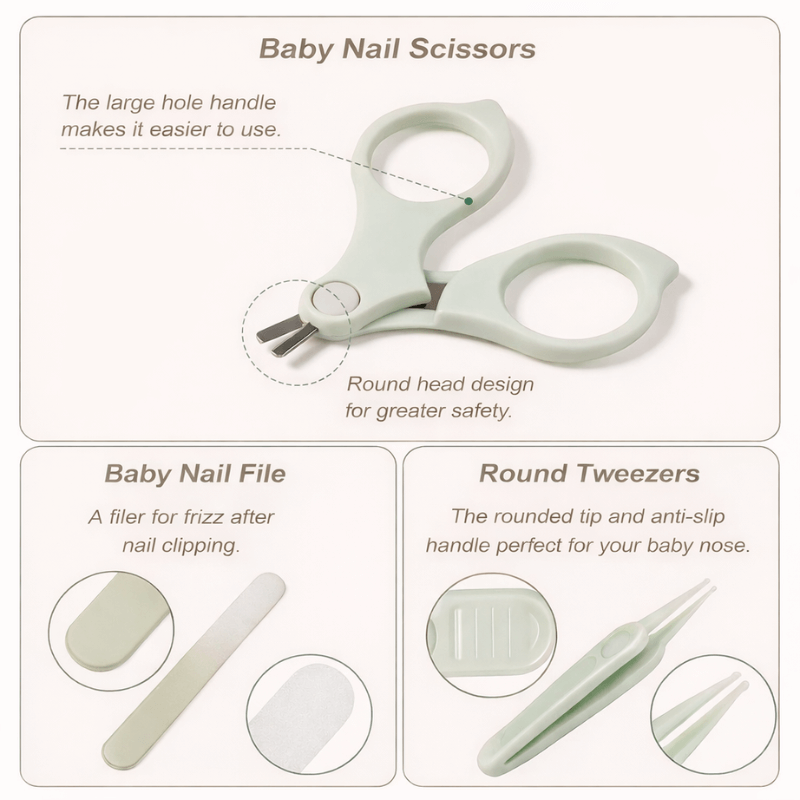Baby Oak™  SoftSnips 4-in-1 Nail Kit