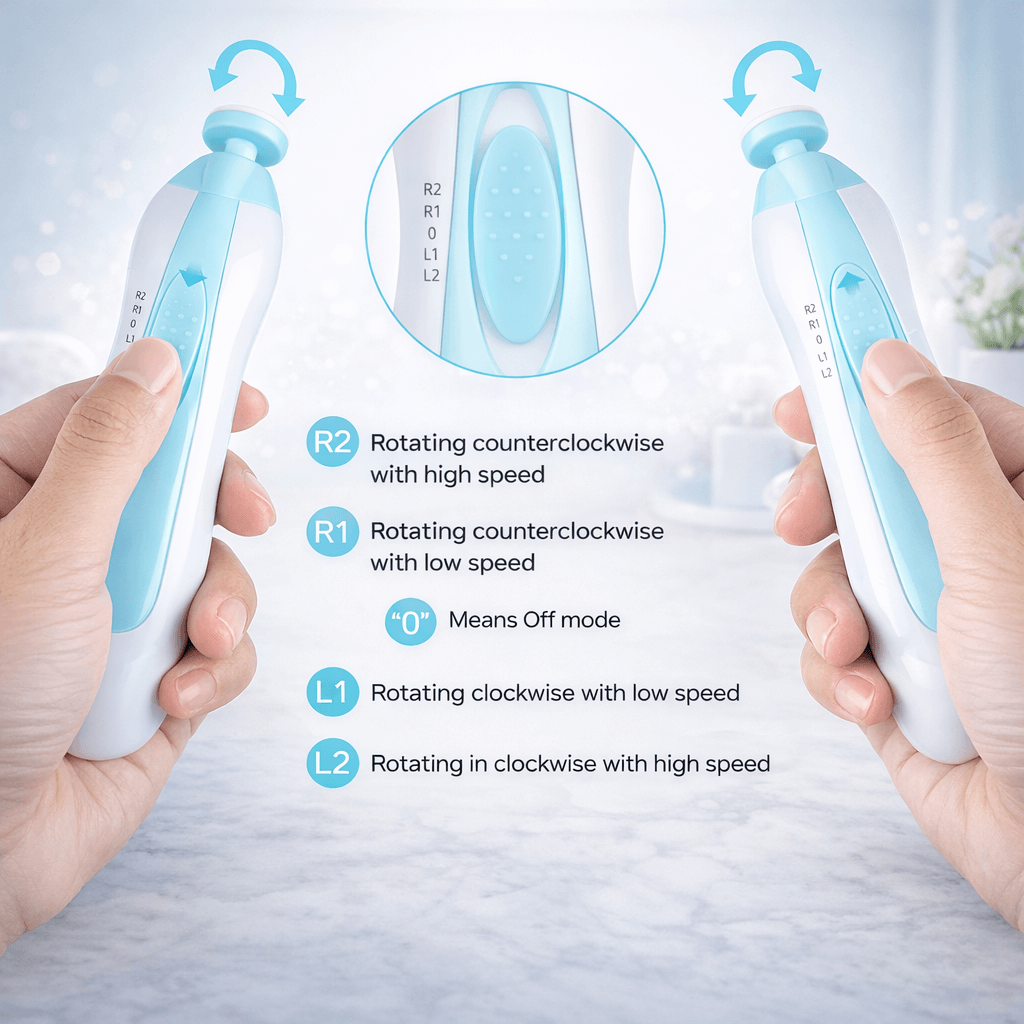 Baby Oak™ TinyTrim Electric Nail File