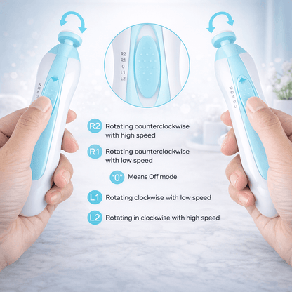 Baby Oak™ TinyTrim Electric Nail File